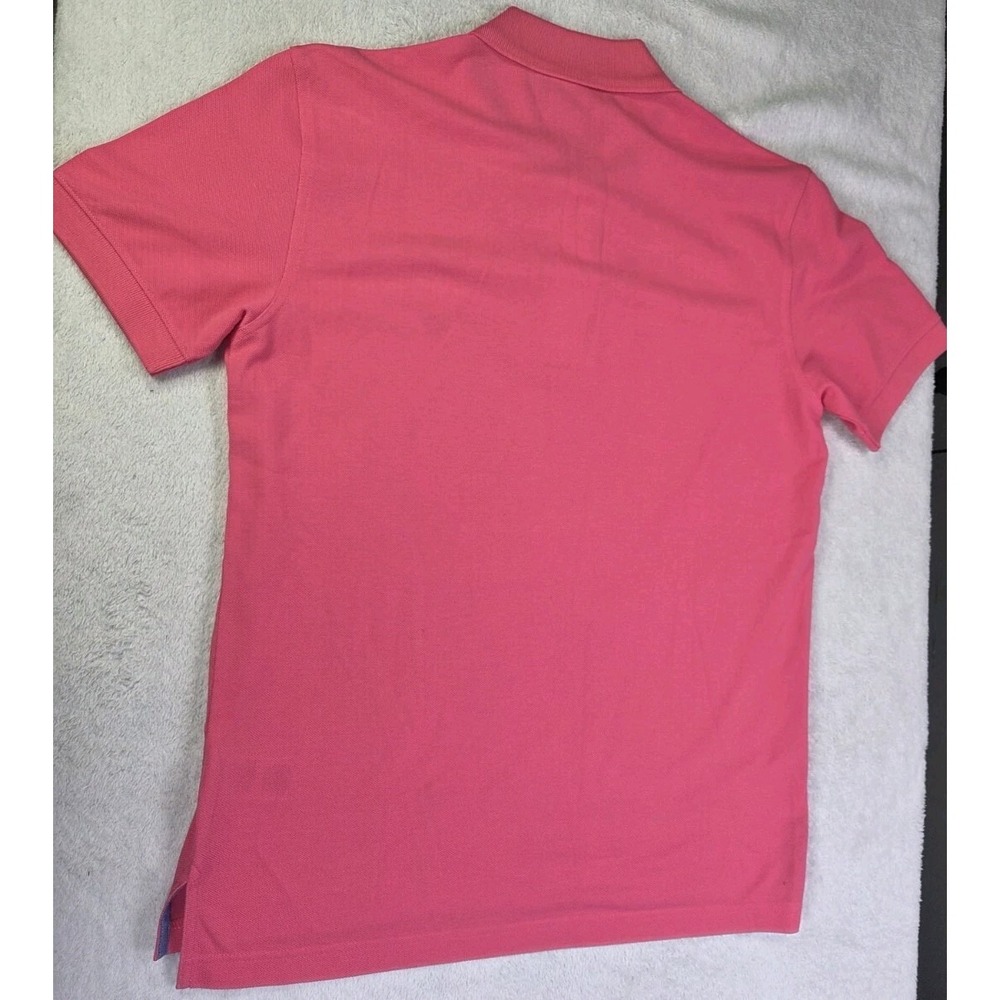 Brooks Brothers Polo Shirt Mens Medium Pink 1818 Performance Slim Fit Cotton - Picture 3 of 6